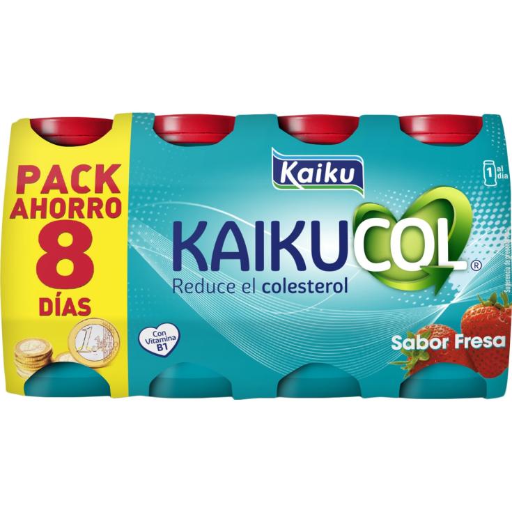 Yogur Líquido Kaikucol Fresa 8x65ml