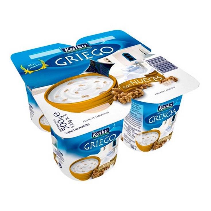 Yogur griego con nueces - Kaiku - 4x125g