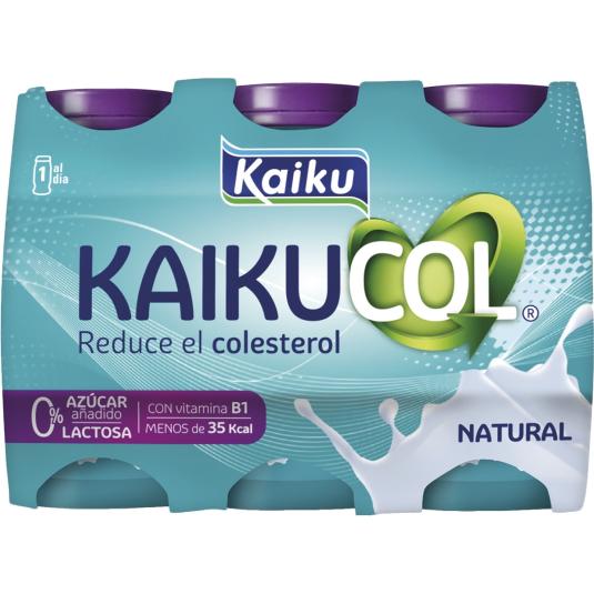 Yogur Líquido Zero Natural Kaikucol 6x65ml