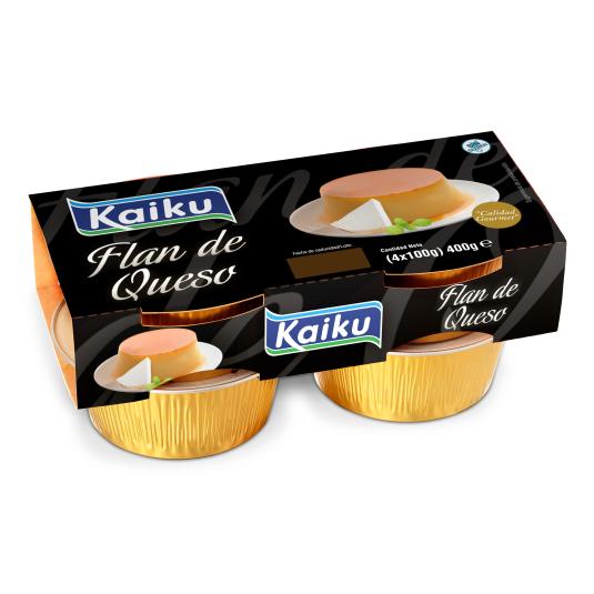Flan de queso - Kaiku - 4x100g