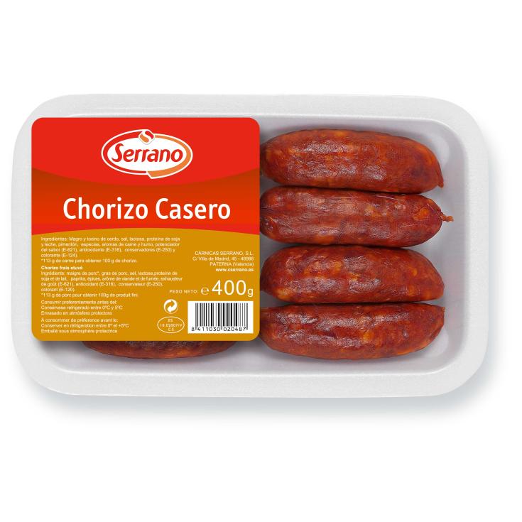Chorizo oreado casero 320g