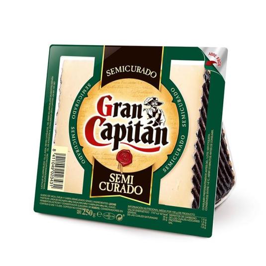 Queso semicurado cuña - Gran Capitán - 250g