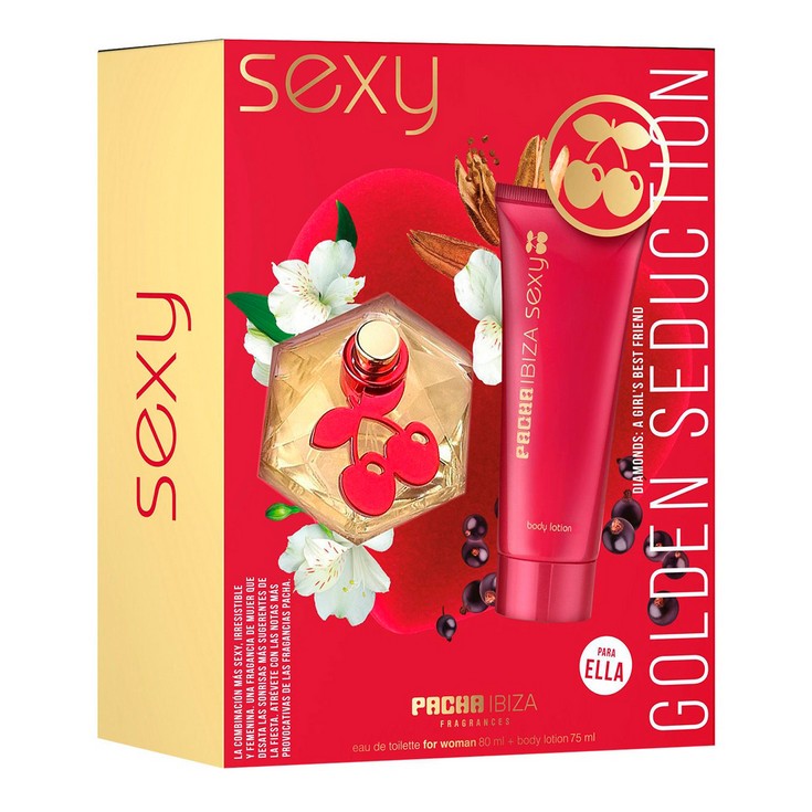 Estuche Pachá Sexy Her Colonia Spray 80ml + Body Lotion 75ml