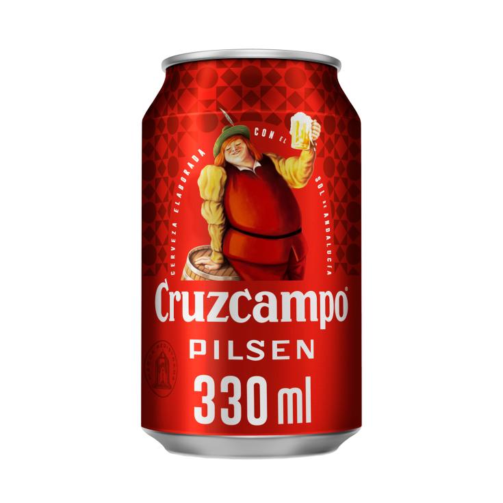 Cerveza rubia tipo pilsner - Cruzcampo - 33cl