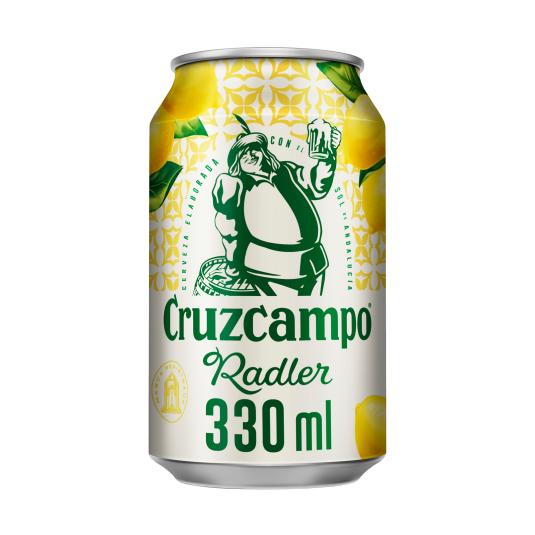 Cerveza rubia con zumo de limón Radler - Cruzcampo - 33cl