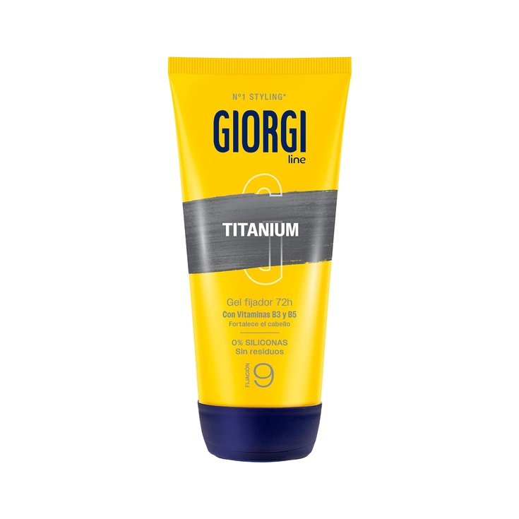 line gel fijador Titanium duración 48 h 0% siliconas 