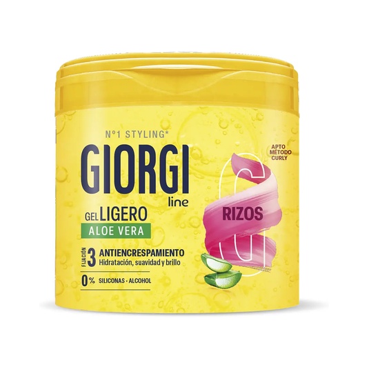 Gel ligero aloe vera antiencrespamiento cabellos lisos