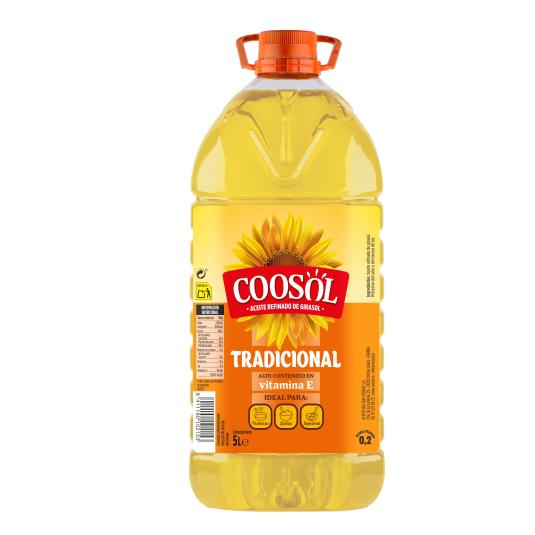 Aceite de Girasol refinado - Coosol - 5l