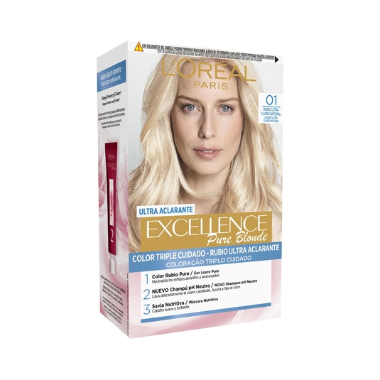 Pure Blonde tinte permanente Rubio Ultra Claro Natural nº 01