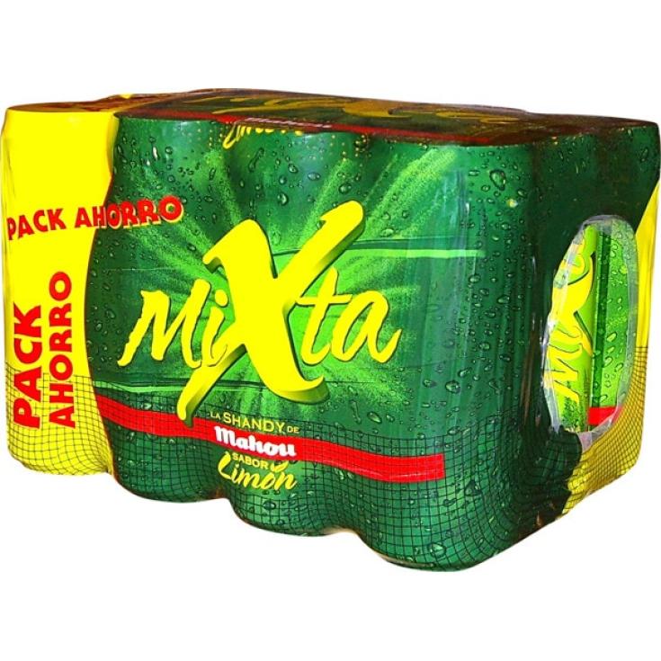 Cerveza rubia sabor limón Mixta - Mahou - 12x33cl Cerveza rubia sabor limón Mixta - Mahou - 12x33cl