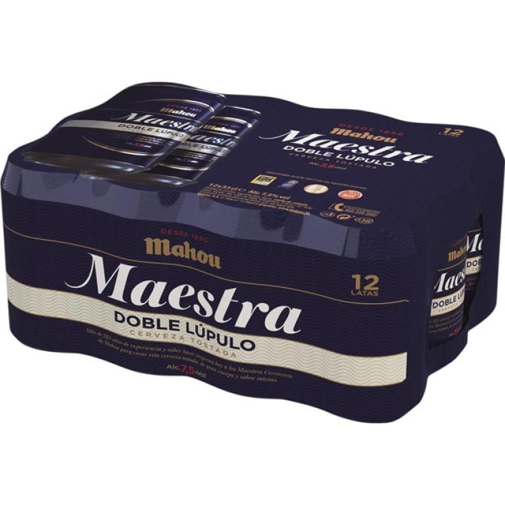 Cerveza maestra - Mahou - 12x33cl Cerveza maestra - Mahou - 12x33cl