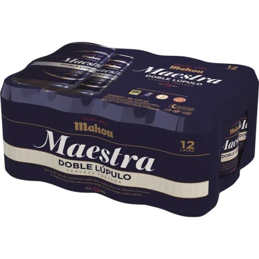 Cerveza maestra - Mahou - 12x33cl