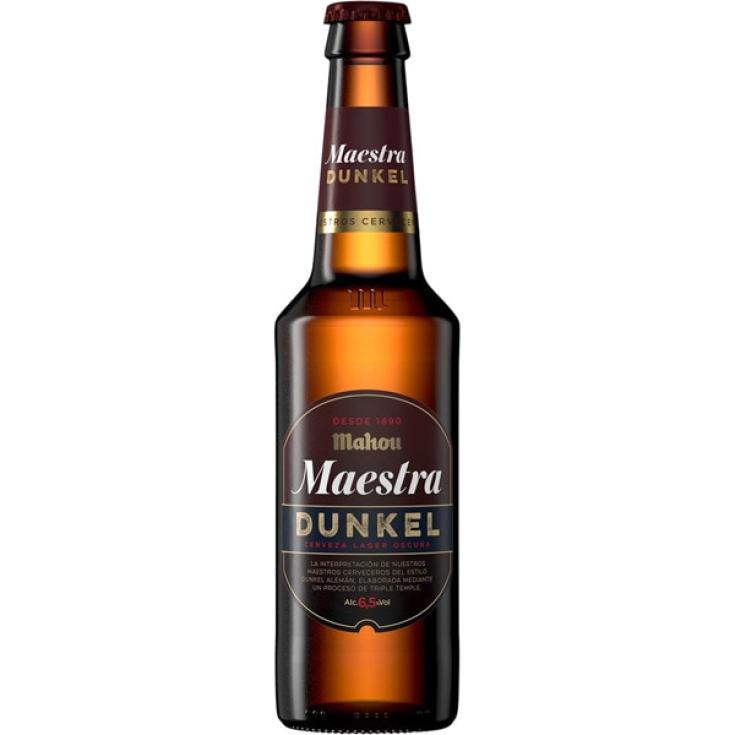 Cerveza dunkel Maestra - Mahou - 33cl