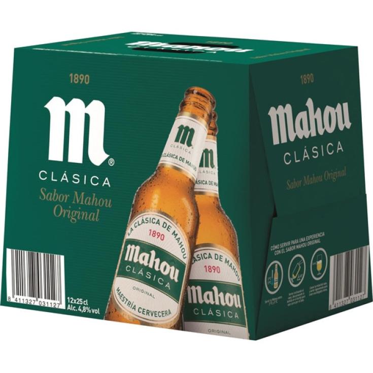 Cerveza Rubia Clásica - Mahou - 12x25cl Cerveza Rubia Clásica - Mahou - 12x25cl