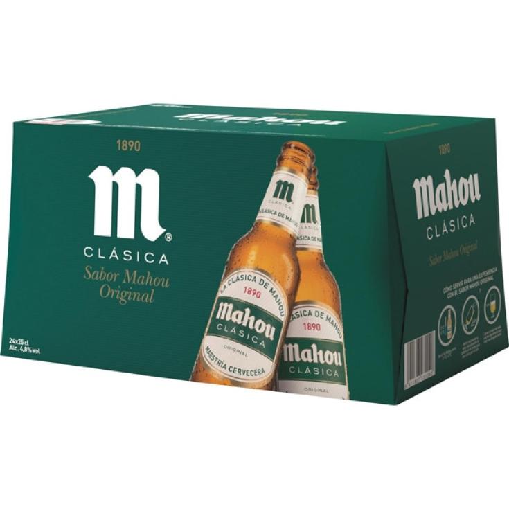 Cerveza clásica - Mahou - 24x25cl