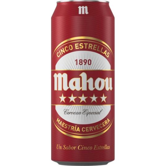 Cerveza 5 Estrellas - Mahou - 50cl