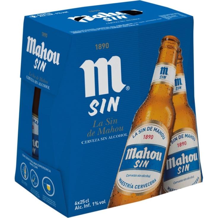 Cerveza sin alcohol - Mahou - 6x25cl