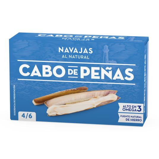 Navajas al natural 6/8 uds 60g