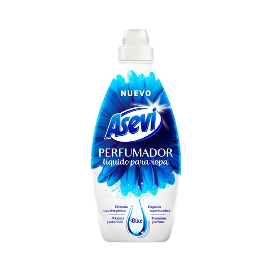 Perfumador líquido para ropa Blue 36 dosis botella 720 ml