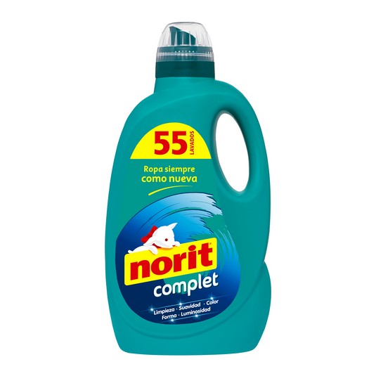 Detergente líquido complet - Norit - 55 lavados