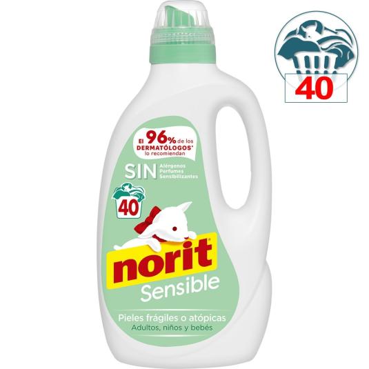 Detergente líquido pieles sensibles - Norit - 40 lavados