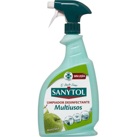 Limpiador desinfectante sin lejía manzana - Sanytol - 750ml