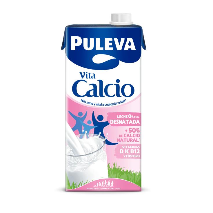 Leche Desnatada con Calcio - Puleva - 1l