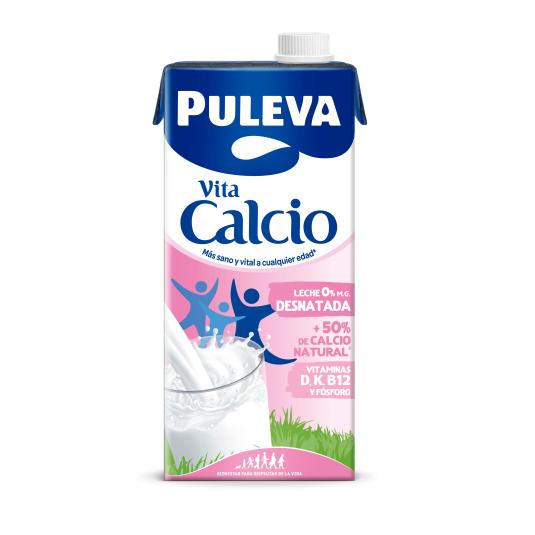 Leche Desnatada con Calcio - Puleva - 1l