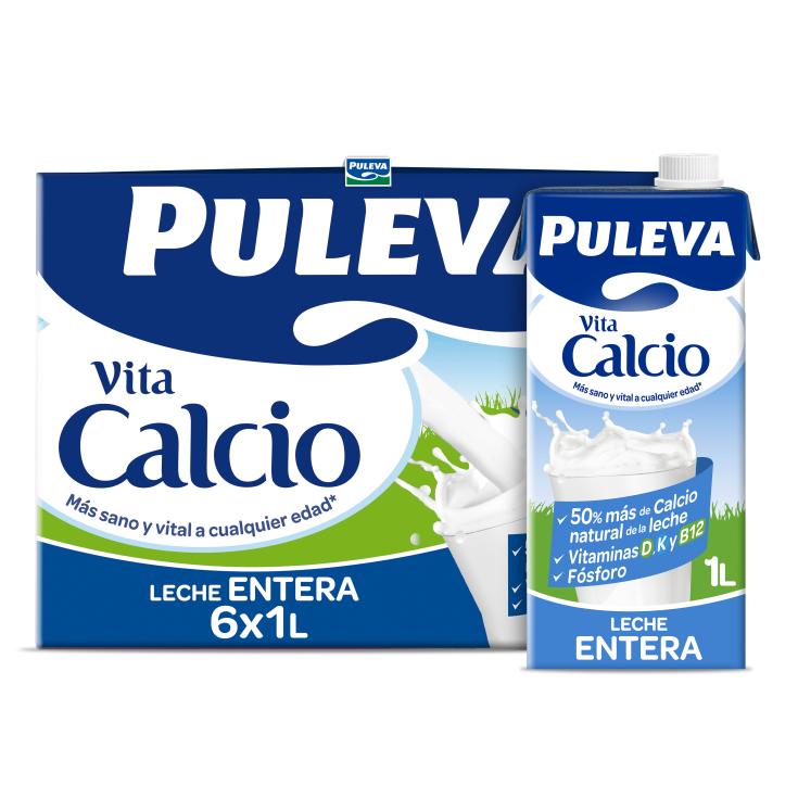 Leche entera Calcio 6x1l