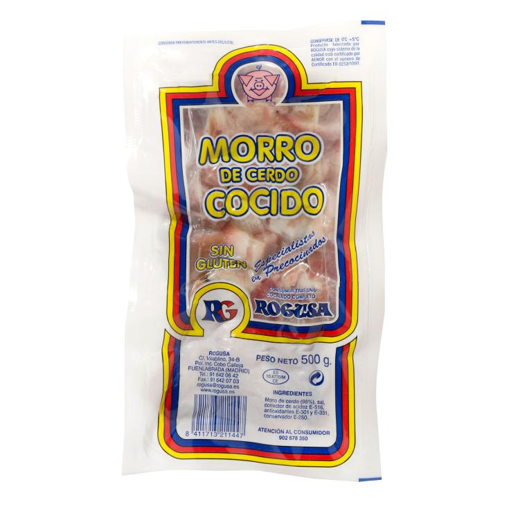 Morro de cerdo cocido - Rogusa - 500g