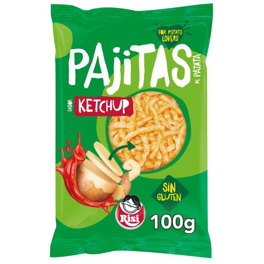 Pajitas sabor kétchup - Risi - 100g