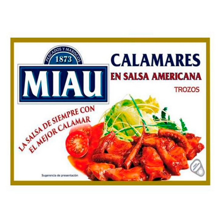 Calamares Salsa Américana Miau - 72g