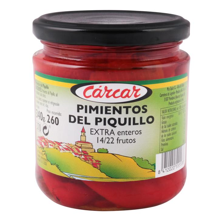 Pimientos Piquillo Extra 14/22 uds 260g Pimientos Piquillo Extra 14/22 uds 260g