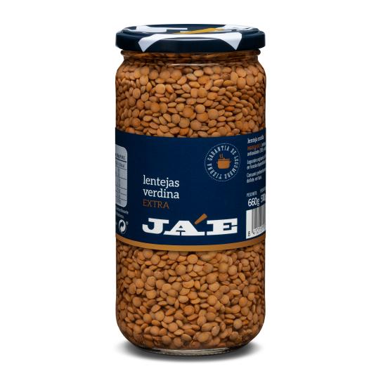 Lentejas cocidas frasco 660g