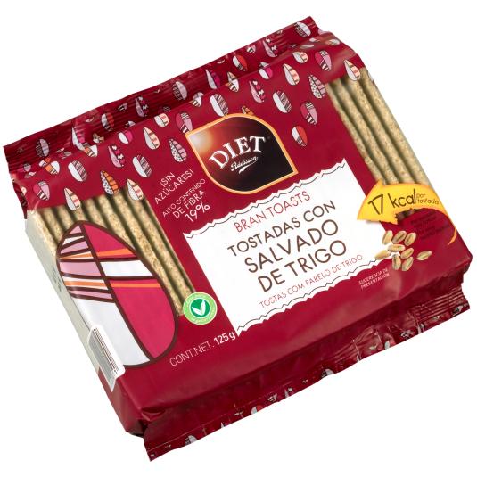 Tostadas con Salvado de Trigo Diet - 125g