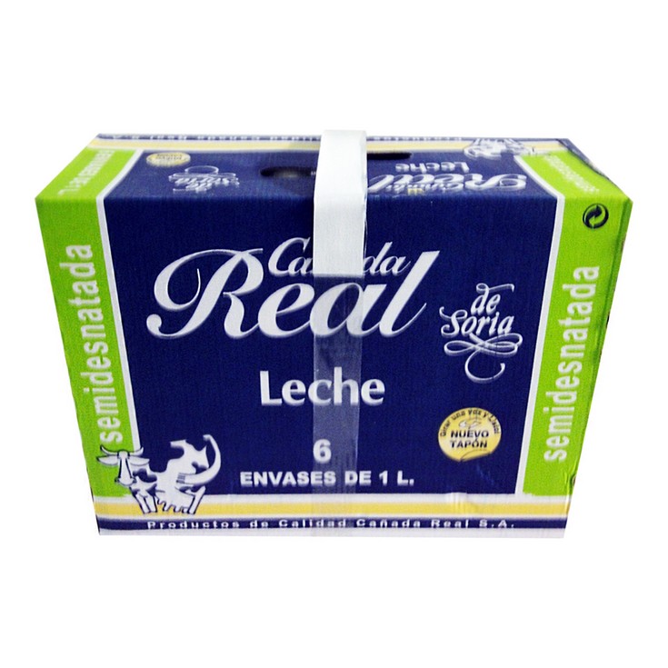 Leche semidesnatada 6x1l