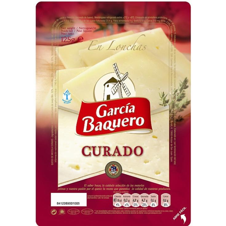 Queso en Lonchas Curado 125g