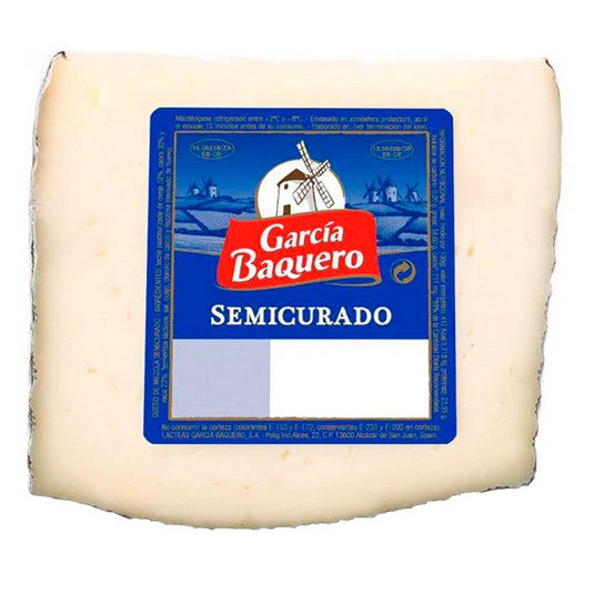 Queso mezcla semicurado cuña - García Baquero - 325g