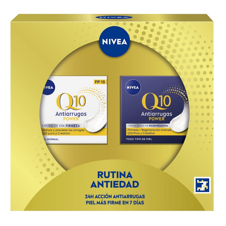 Pack Nivea Q10 Power Antiarrugas Dia y Noche Pack 2 Piezas