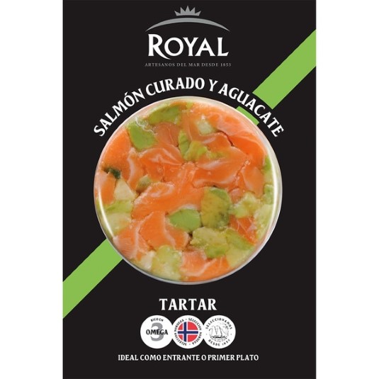 Tartar de salmón y aguacate Royal - 100g