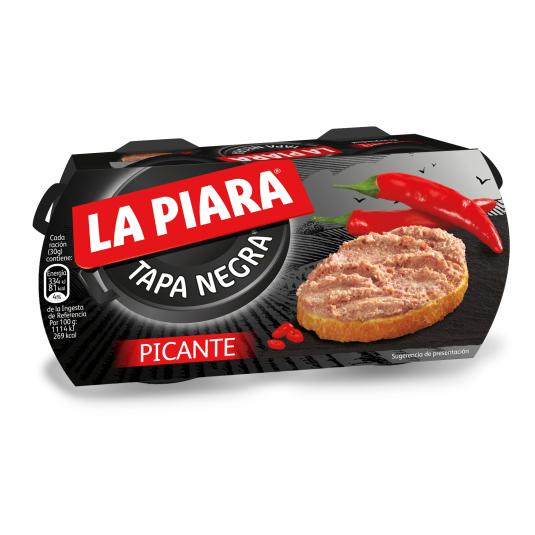Paté Picante Tapa Negra - La Piara - 2x73g