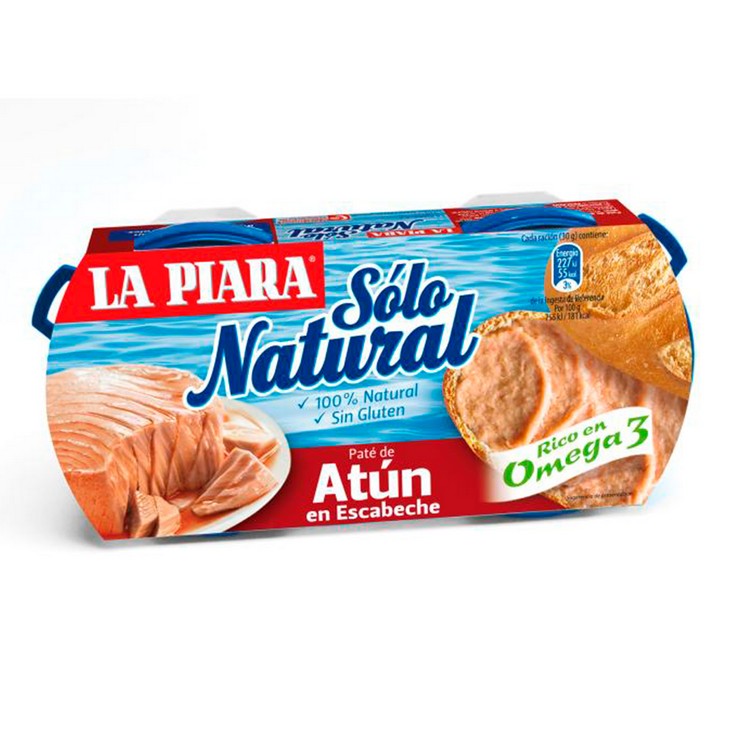Paté Crema de Atún en Escabeche - La Piara - 2x75g