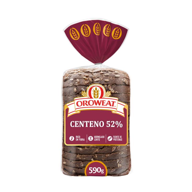 Pan de centeno 52% 590g