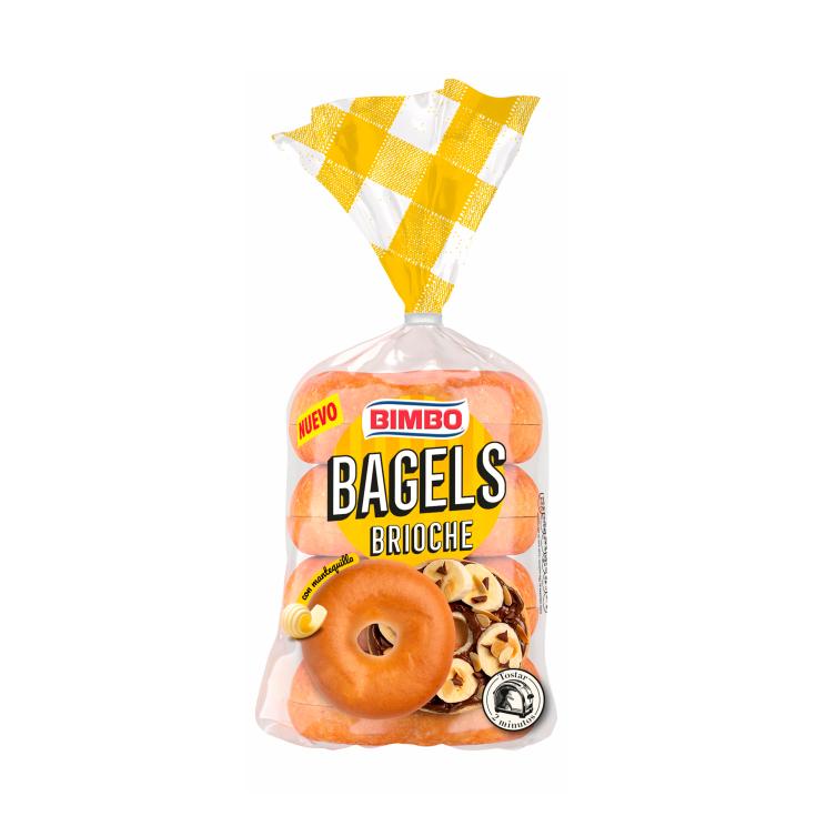 Bagels brioche 4 unidades - Bimbo - 300g