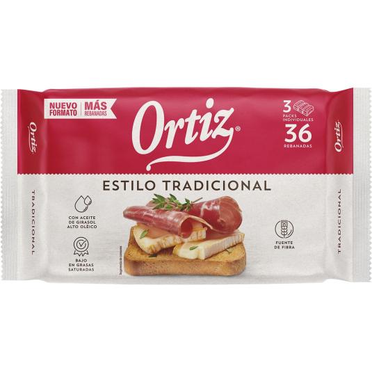 Pan tostado estilo tradicional - 36 uds