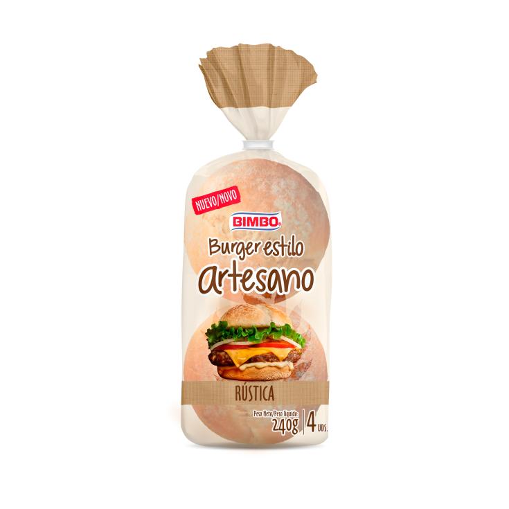 Pan para hamburguesa artesano - 240g Pan para hamburguesa artesano - 240g