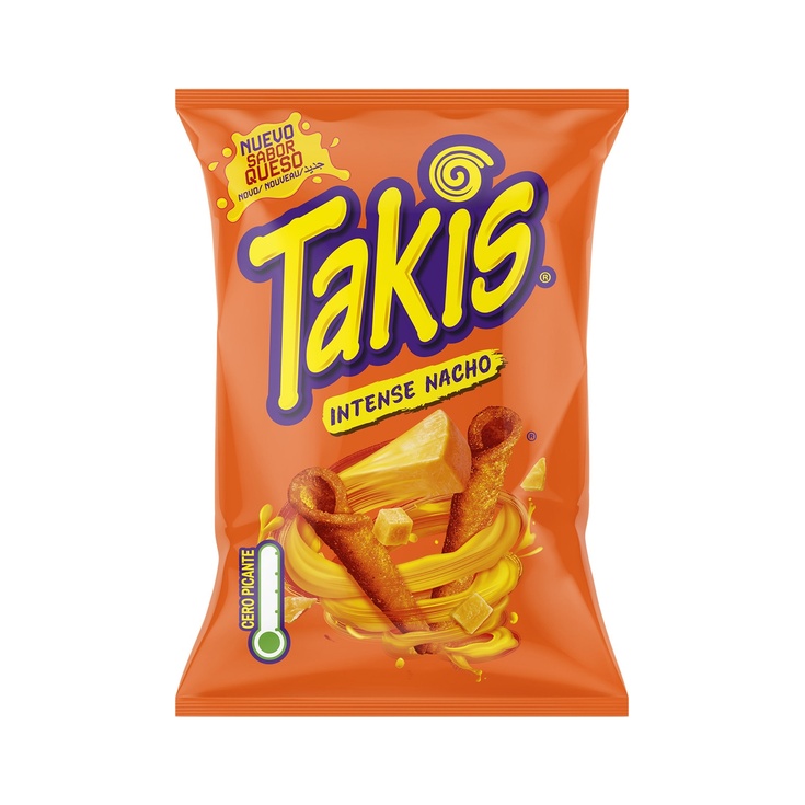 Rollitos de maíz Intenso nacho cero picante