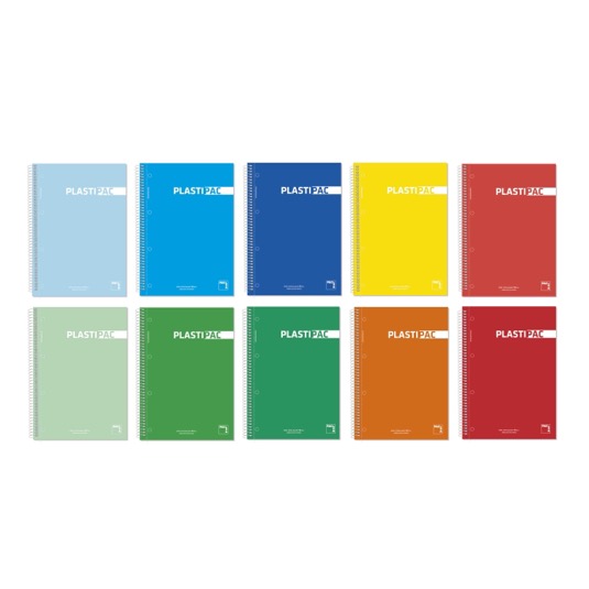Cuaderno A4 100 hojas 90g cuadrícula 5x5mm Plastipac