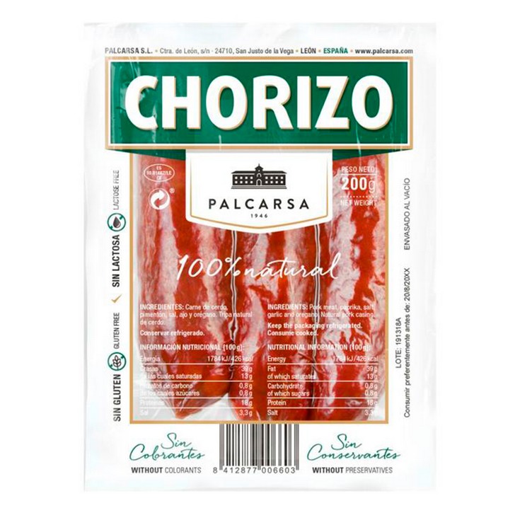 Chorizo - Palcarsa - 200g