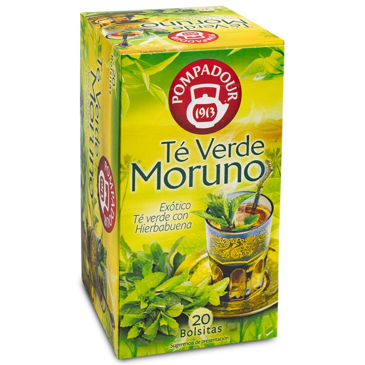 Té verde moruno Pompadour - 20 uds